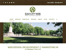 Tablet Screenshot of elmcityweb.com